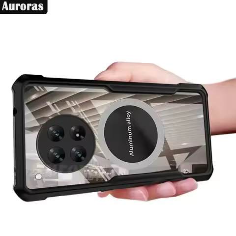 Case For Infinix Zero 40 4G/5G Car Magnetic Sheet Clear Heat Dissipation Shell For InfinixZero40 5G 