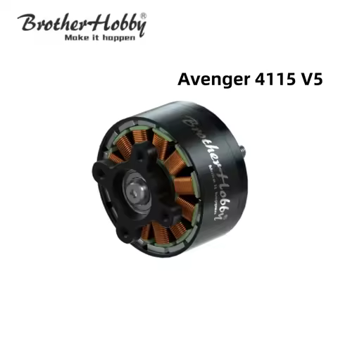 BrotherHobby Avenger 4115 V5 370KV 420KV 490KV 555KV 6-8S Three-blade folding propeller Brushless Mo