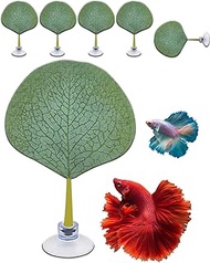 6PCS Betta Fish Leaf Hammock,Betta Fish Bed,Betta's Health by Simulating The Natural Habitat