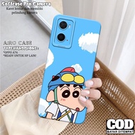 Oppo A76 Case - Oppo A76 Softcase - Cartoon Fashion Case - Oppo A76 Casing - Pro Camera Softcase - T