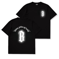 Reflective Light Up T-shirt Men's T-shirt Light Up pointless and fearless Epidemic European and Amer