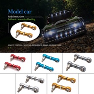 1/2 2 Pieces 1/28 Remote Control Car Metal Steering Joint Replacing Part Vehicle Link Rod Replacemen