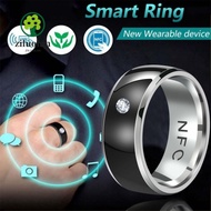 ZILUOLAN Finger Digital Ring, Multifunctional Wearable Connect NFC Smart Ring, Intelligent Stainless