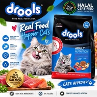 Drools Adult Nutrition Cat Food Tuna & Salmon - Halal Certified USA Formulated