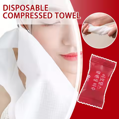 Disposable Travel Towels Compressed Facial Wipe Portable Trip Essential Quick-Drying Towel Household