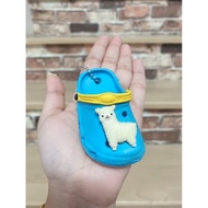 Alpaca Sheep Shoe Keychain