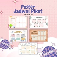 A3 Ticket Schedule Poster