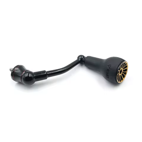 63mm Spinning Handle with TPE Black Knob 27mm Compatible for Shimano Stradic FL FM Stella Vanford Va