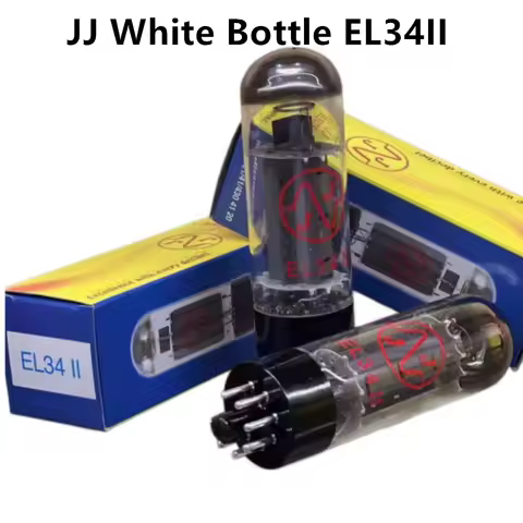 Newly arrived Czech JJ EL34 blue/white bottle electronic tube/6P3P/6CA7/KT77 in 2024