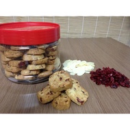 Freshly Home Baked Almond Lace Cookies (Cranberry or chocolate chips) (Bundle of 2)