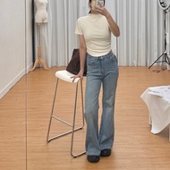 ** 32wardrobe Banniang-Long-Legged Denim Flared Pants 61526 a