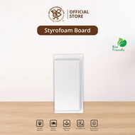 PACKEVERYTHING Styrofoam Board | Polystyrene Foam Board | Styro Board | Thickness White Foam Board