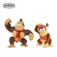W JAKKS Hot Games Action Figure Kawaii Donkey Diddy Kong Anime Figures Dolls For Kids
