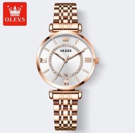 歐利時滿天星女士手錶(鋼帶全玫瑰金羅馬面女）#S057029044