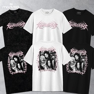 Mostreet T-shirt l blackpink t-shirt l blackpink metal font V4