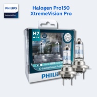 Philips Xtreme Vision Pro150 Car Headlight Halogen Bulb 3400K | up to 150% brighter light | 1 Pair