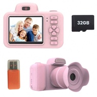 Kids Digital Camera - 1080P HD With Rotating Zoom Lens, 2.0" IPS Screen & 96MP Resolution, Built-In 