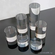 Acrylic Crystal Cylinder Jewelry Display Organic Glass Rod Decoration Accessories Product Base Shoot