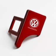 1pcs Red Metal Car Safety Belt Buckle Clip Car Logo Hidden Seat Belt Latch for VW Volkswagen Jetta MK5 Golf Passat 3B7 601 171