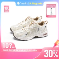 Corolla 1990s Casual Silver 4.5cm Chunky Lightweight Mesh Breathable Sneakers