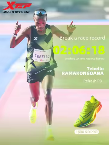 Xtep 160X 6.0 PRO Running Shoes For Men Stable Durable Racing Marathon Light Running Shoes Professio