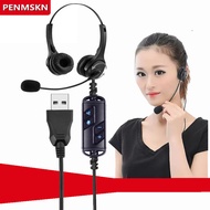 USB Headset Call Center Headset Computer Headset Customer Service Headset Operator Headset Office St