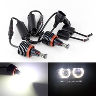 【AutoMotor Life】 2pcs H8 Error Free LED Angel Eyes Headlight Lamp Halo Bright Fog Bulbs white For BM