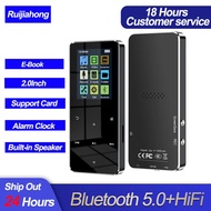 MP4 Player 2.0Inch Metal MP3 MP4 Music Player HiFi Bluetooth 5.0 Support Card Built-in Speaker With 