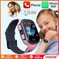 New Kids Watches Call Kids Smart Watch Children GPS SOS Smartwatch Clock SIM Card Location Tracker C