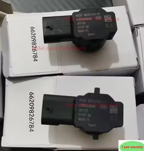1pc New 66209826784-01 0263053558 Genuine 6.0 PDC Parking Ultrasonic Sensor For BMW F40 F44 G20 G30 