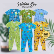 Moms Gift CPR Radiant Set ( 0-4 years) Children's Pajama Set - BWR