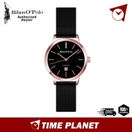[Official Warranty] Bilano Polo Collection PC-L6868RG-1A Tachymeter Sapphire Crystal Women Watch