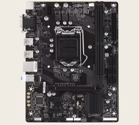 For Gigabyte GA-B250M-D2V Desktop Motherboard B250M D2V LGA 1151 DDR4 Mainboard 100% Tested OK Fully