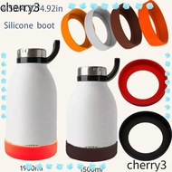 CHERRY 11.5/12/12.5cm Water Cup Protective Cover, Anti-slip Silicone Boot for Water Bottle, Heat Ins