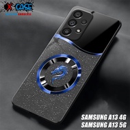 Softcase SAMSUNG Galaxy A13 4G Casing SAMSUNG Galaxy A13 5G Case Glossy Casing Shiny Glass Protector