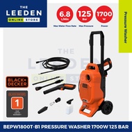 BLACK & DECKER BEPW1800T-B1 PRESSURE WASHER 1700W 125 BAR