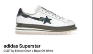 Adidas clot x bape superstar