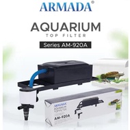 MESIN Top Filter Armada AM 920 A Full set Bonus Cotton Filter Aquarium filter machine