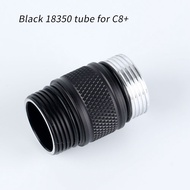Black 18350 tube for Convoy C8+ Flashlight