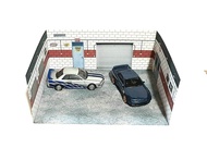 Part 7 Diorama Papercraft Garasi Diorama diecast hotwheels tomica matchbox jada Diorama garasi