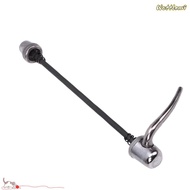 WATTLEMI 2PCS Bike Trainer Quick Release Skewer, Silver Steel Quick Release Rear Wheel Skewer, Rear 