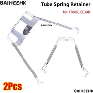 BAIHEIH 2Pcs Vacuum Tube Retainer Holder, Steel Spring Structure Audio Amplifier Spring Holder, Vint