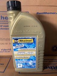 德國萊茵 SWD Rheinol NANO DOUBLE ESTER 5W40 奈米雙酯全合成機油 德國原裝公司貨