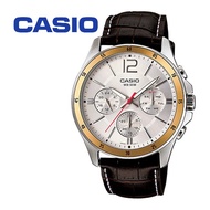 Casio Leather Men's Watch MTP-1374L-7AV