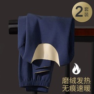 发热双面德绒无痕男士保暖内衣男套装加绒加厚秋衣秋裤保暖衣裤Heating double-sided velvet seamless men's thermal underwear men3e5x9st