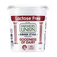 Farmers Union Greek Style Yogurt Lactose Free 500g (Frozen & Fresh Shipping)