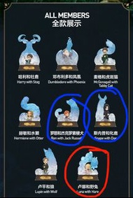 Popmart哈利波特守護神（露娜款