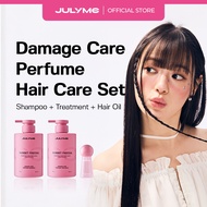 JULYME Bundle of 3 / Damage Care Perfume Shampoo 500ml + Treatment 500ml + Hair Oil 30ml
