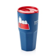 (REDMONZTER) : PN4-Water Glass with lid : PEANUTS-4D Tumbler with (PN4D-TB-PP850-NBL) W9xH18.5 cm.-8
