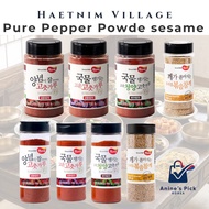 [Haetnim Village] 100% Pure Korean Red Chilli Pepper Powder Gochugaru Toasted Sesame Spices